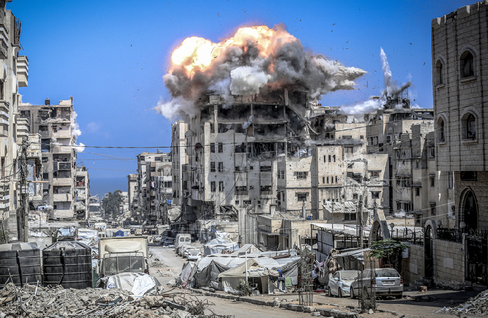 Gazze nüfusunun yüzde 10’u şehid ya da yaralı