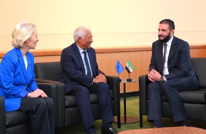 Costa ve Leyen: Şara ile iyi bir görüşme yaptık