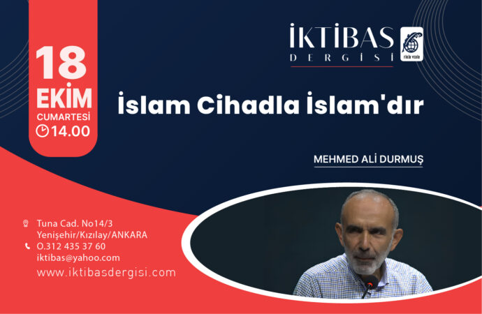 İktibas’a bugün Mehmed Durmuş konuk oluyor