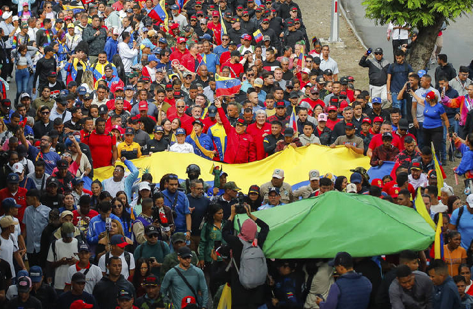 Venezuela’da ABD’ye tepki yürüyüşü