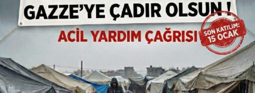 Gazze için Çadır Kampanyası