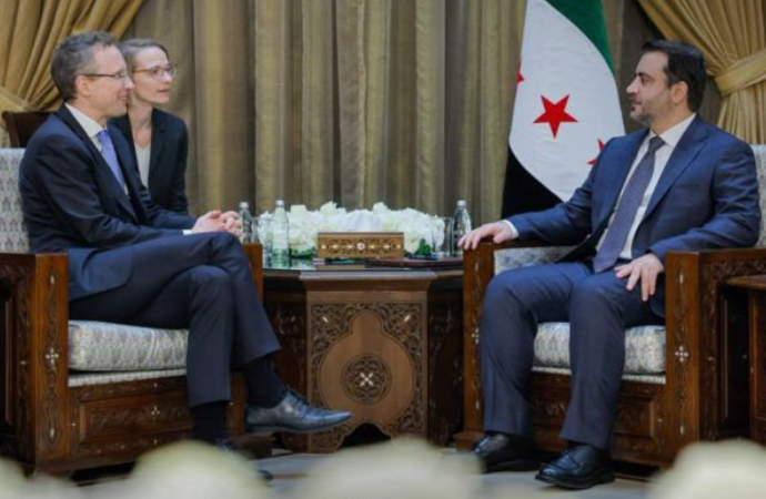 Alman diplomat, Şam’da Şeybani ile görüştü