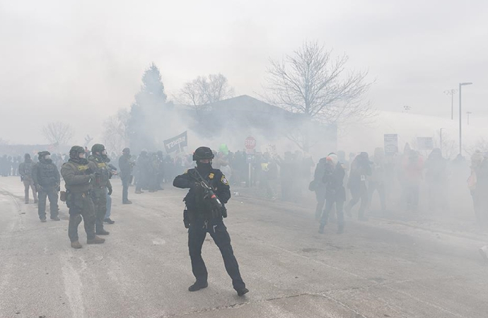 ABD’deki protestoculara dışardan destek gelmedi