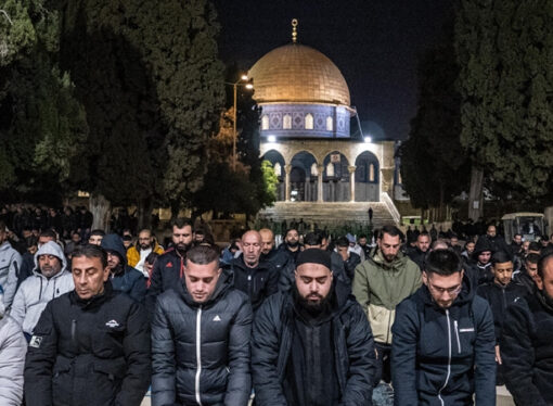 Mescid-i Aksa’da ilk teravih namazı kılındı