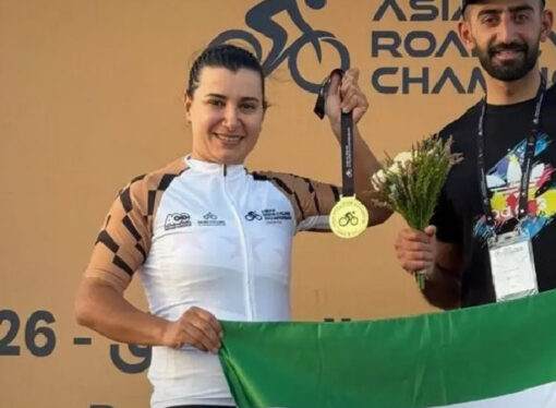 Suriyeli kadın bisikletçi şampiyon oldu