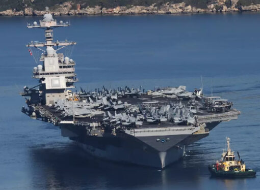 ABD’nin dev uçak gemisi tamir için Yunanistan’a çekildi