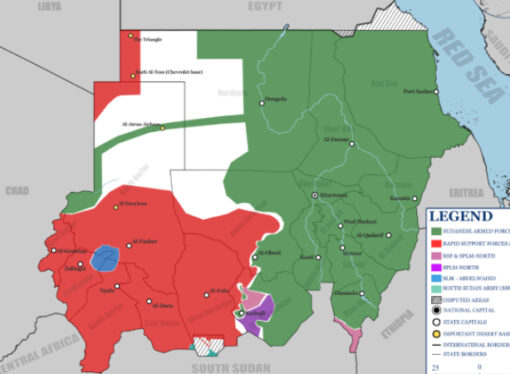 Sudan fiilen bölünmüş durumda