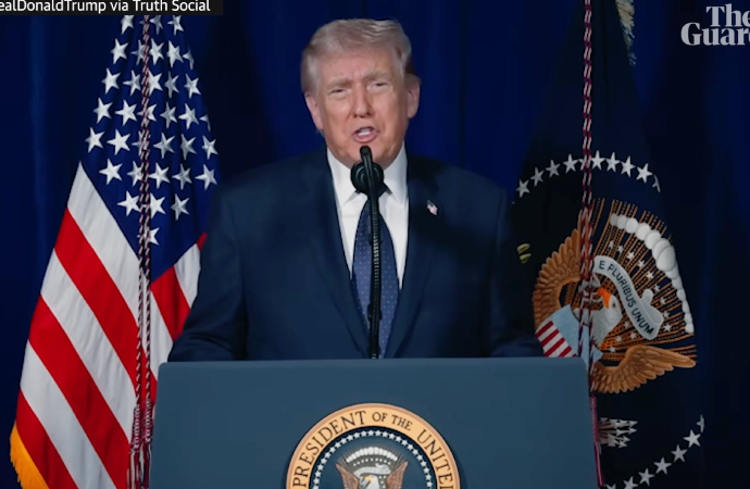 Trump meydan okudu: Biz dünyanın en güçlü milletiyiz