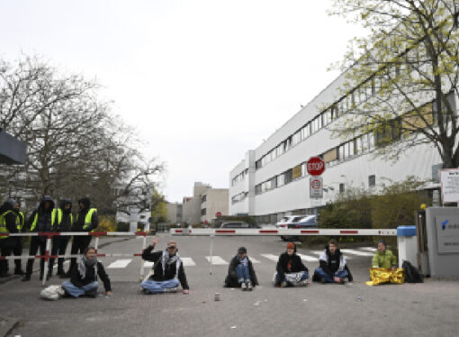 İsrail’e silah sağlayan Alman şirketine eylem
