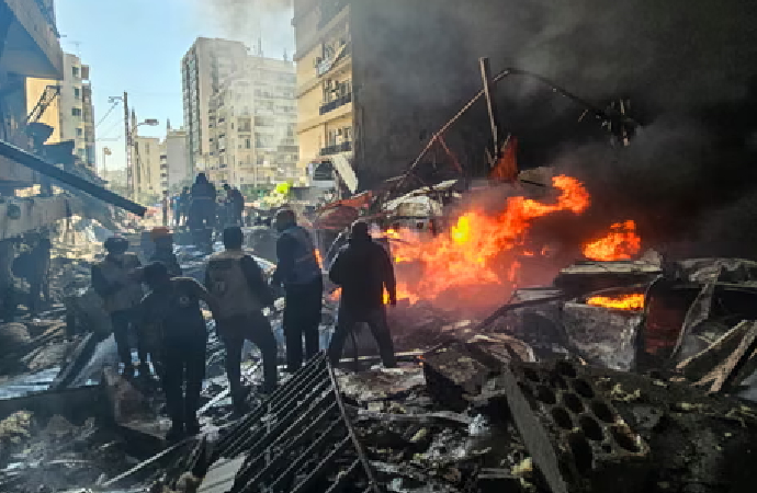 Siyonist barbarlar Lübnan’a canice saldırdı