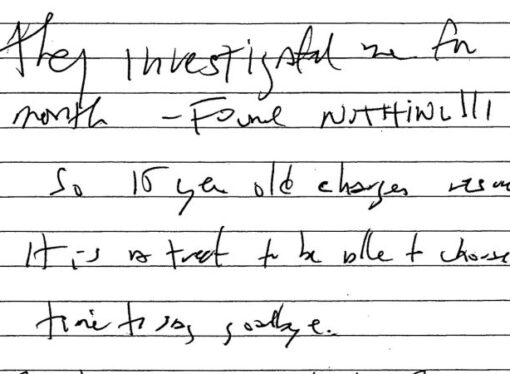 Epstein’in yazdığı iddia edilen “intihar notu”