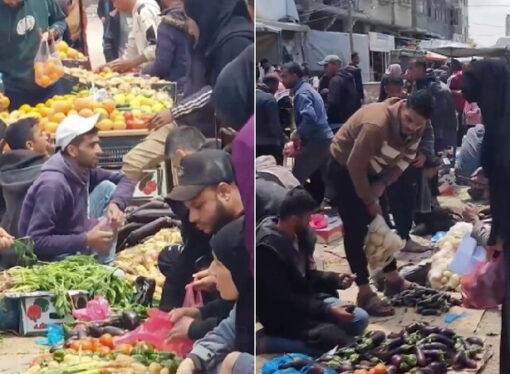 Kısıtlamalar nedeniyle Gazzeliler çürük sebze-meyve mahkum