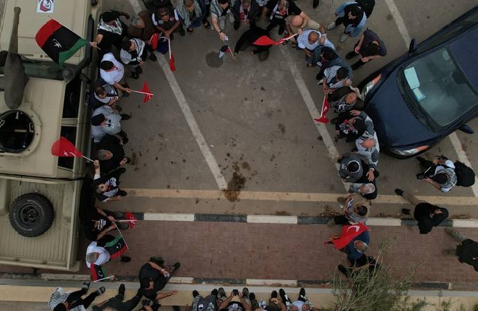 Hafter hükümeti Sumud kara konvoyuna izin vermedi