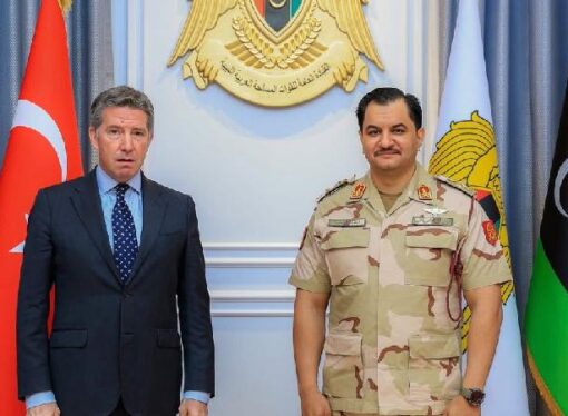 Saddam Hafter, Türk heyetini kabul etti