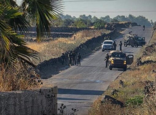 Suriye’de Sayda el-Colan köyünün batısına İsrail askeri noktası