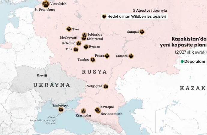 Ukrayna, Rusya’nın lojistik depolarını vuruyor